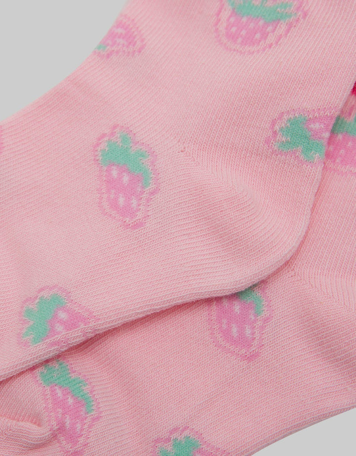 Pipiniko Apple Print Kaus Kaki Anak Perempuan