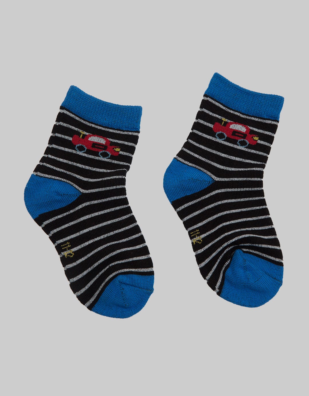 Pipiniko Sock Kaus Kaki Boys Fp Stripes Car
