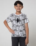 Marvel Short Sleeve T-Shirt Print Photo Face Laba