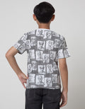 Marvel Short Sleeve T-Shirt Print Photo Face Laba