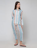 Nevada Long Sleeve Pajama Pants Stripe Move