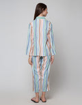 Nevada Long Sleeve Pajama Pants Stripe Move