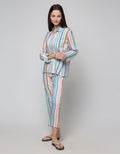 Nevada Long Sleeve Pajama Pants Stripe Move