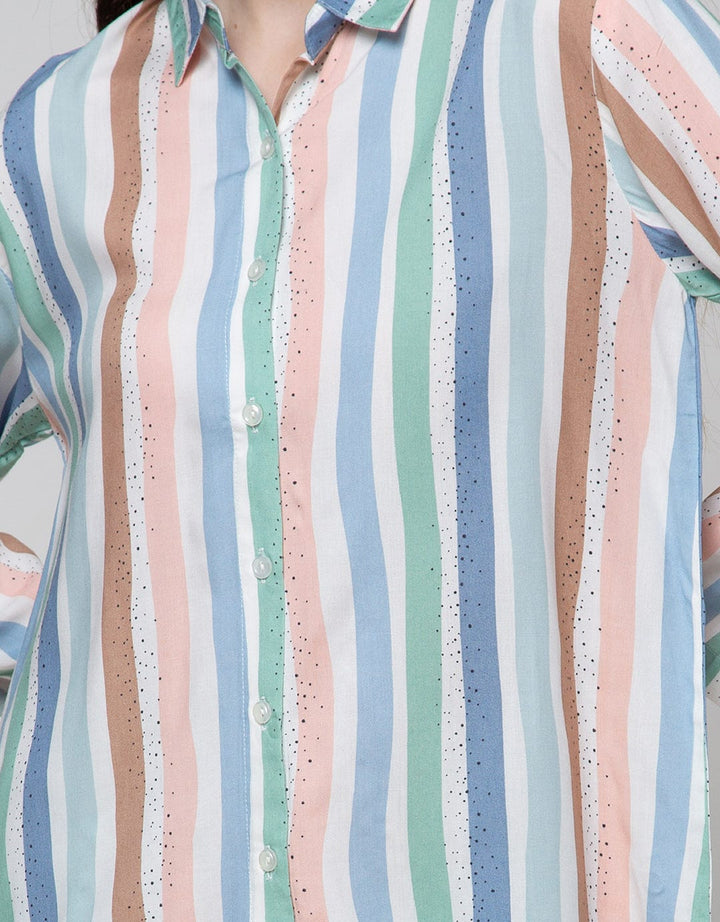 Nevada Long Sleeve Pajama Pants Stripe Move