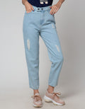 Nevada Destroy Mom Fit Women's Denim Pants