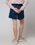 Nevada Denim Short Pants Basic With Elastic Waist