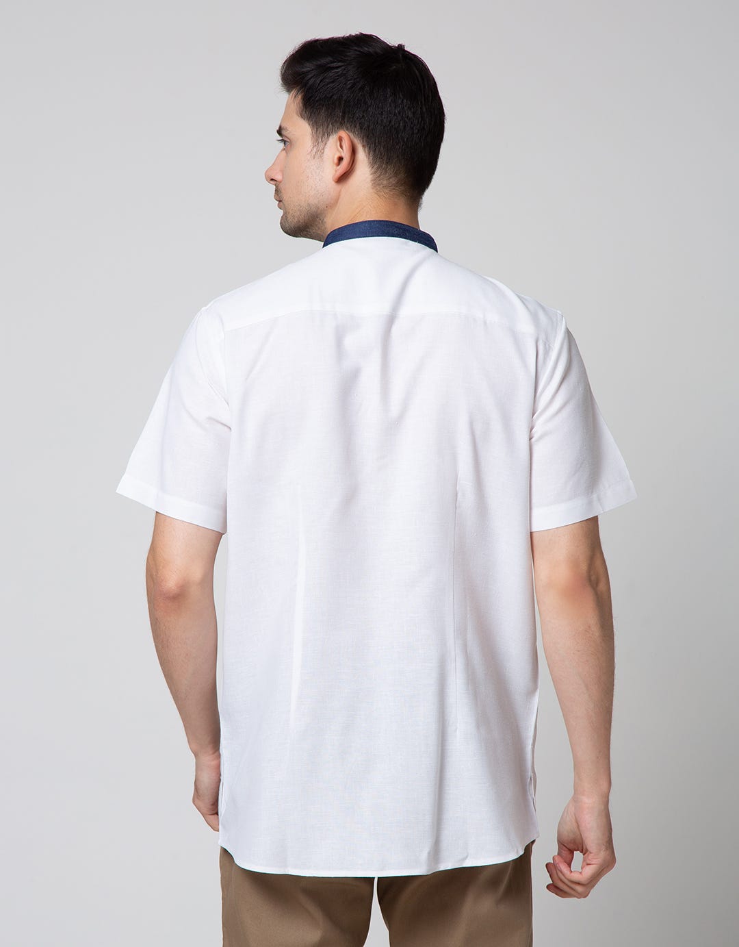 Details Short Sleeve Koko Blocking And Stitching Dada
