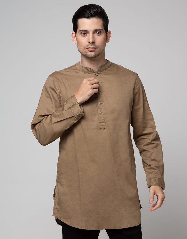 Details Long Sleeve Koko Gamis Rayon Twill Chain Stitch