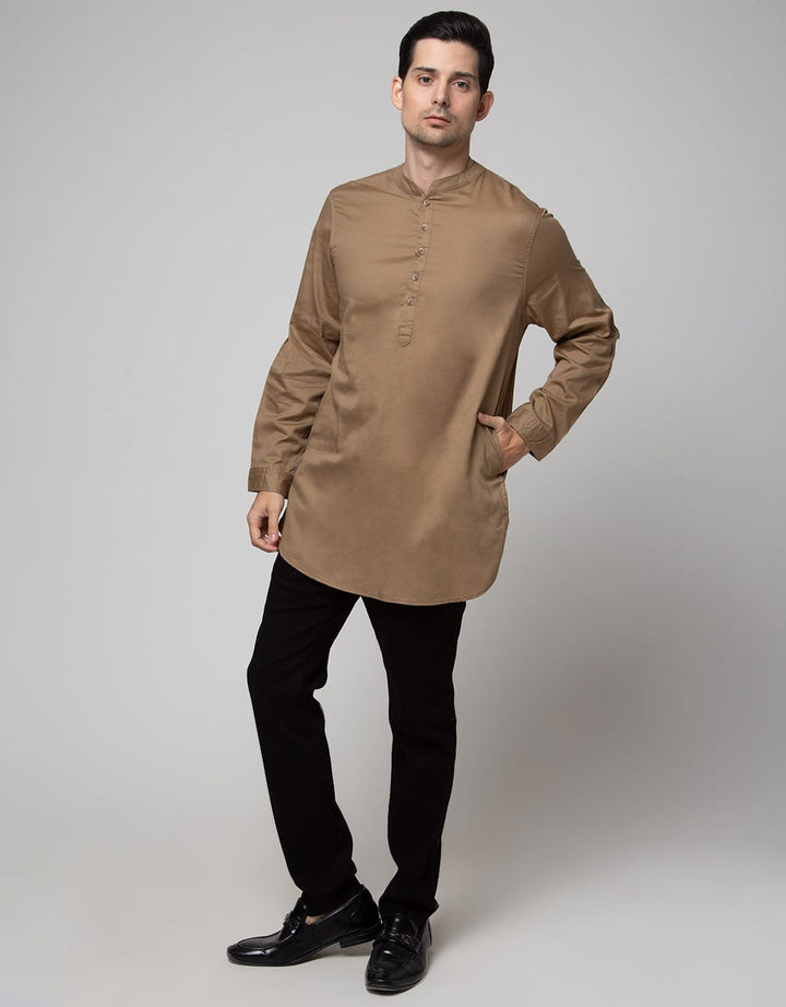 Details Long Sleeve Koko Gamis Rayon Twill Chain Stitch
