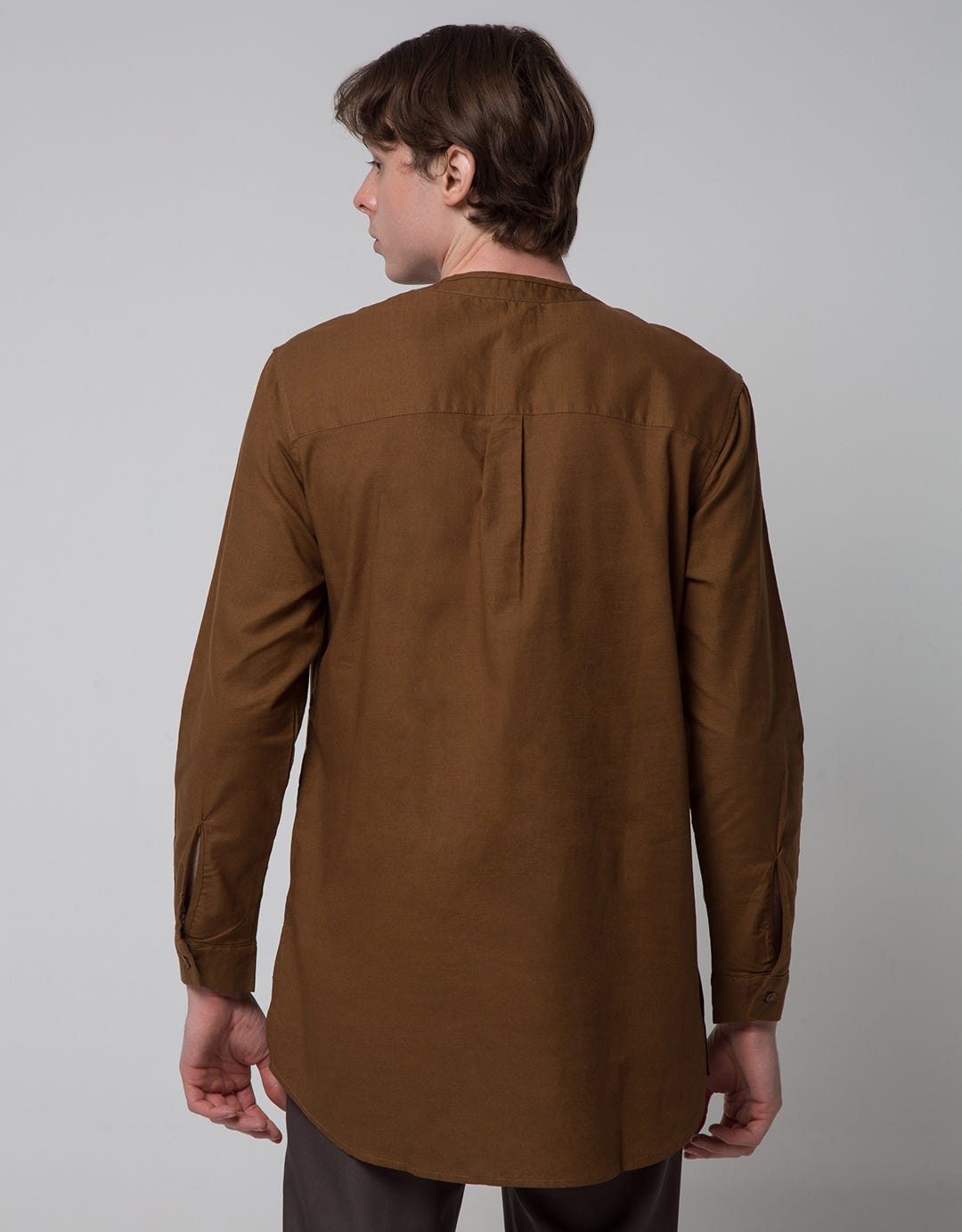 Details Cotton Slub Baju Koko Pria