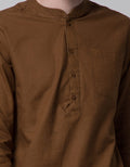 Details Cotton Slub Baju Koko Pria
