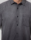 Nevada Ombre Denim Kemeja Pria