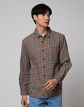 Nevada Long Sleeve Shirt Checked Flannel Kmls035