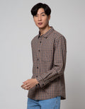 Nevada Long Sleeve Shirt Checked Flannel Kmls035