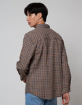 Nevada Long Sleeve Shirt Checked Flannel Kmls035