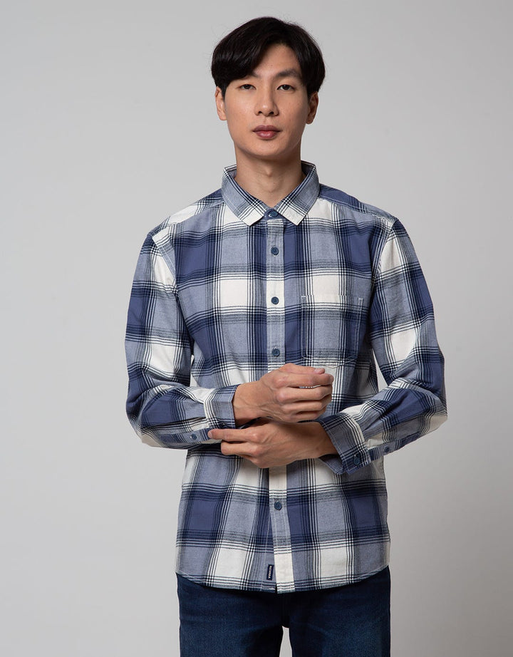 Nevada Long Sleeve Shirt Checked Flannel Thirty Seven