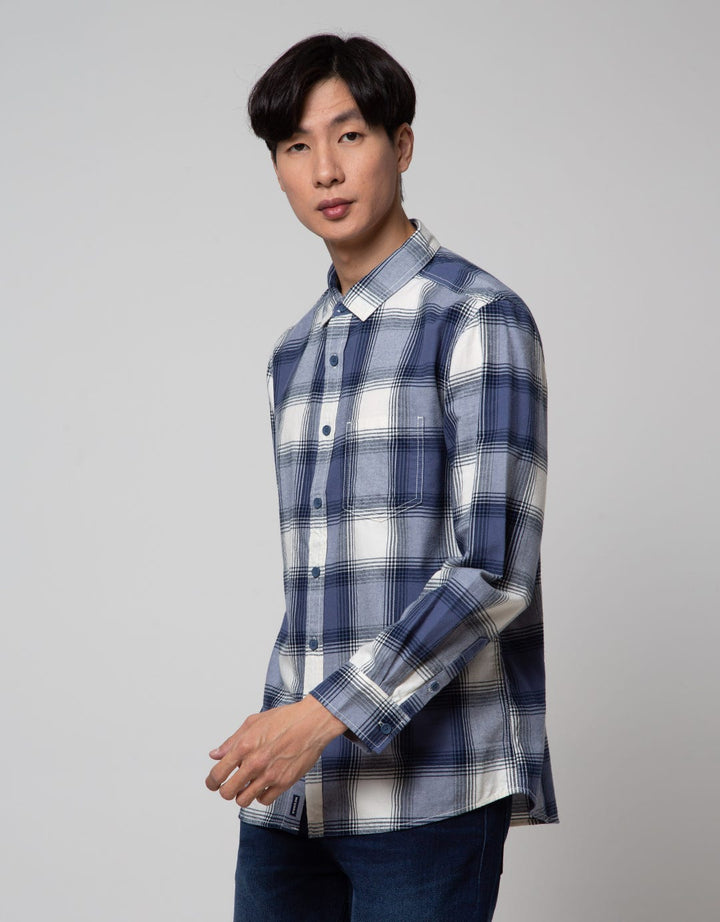 Nevada Long Sleeve Shirt Checked Flannel Thirty Seven