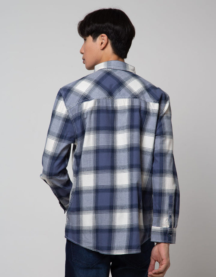 Nevada Long Sleeve Shirt Checked Flannel Thirty Seven