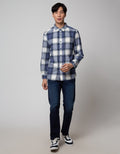 Nevada Long Sleeve Shirt Checked Flannel Thirty Seven