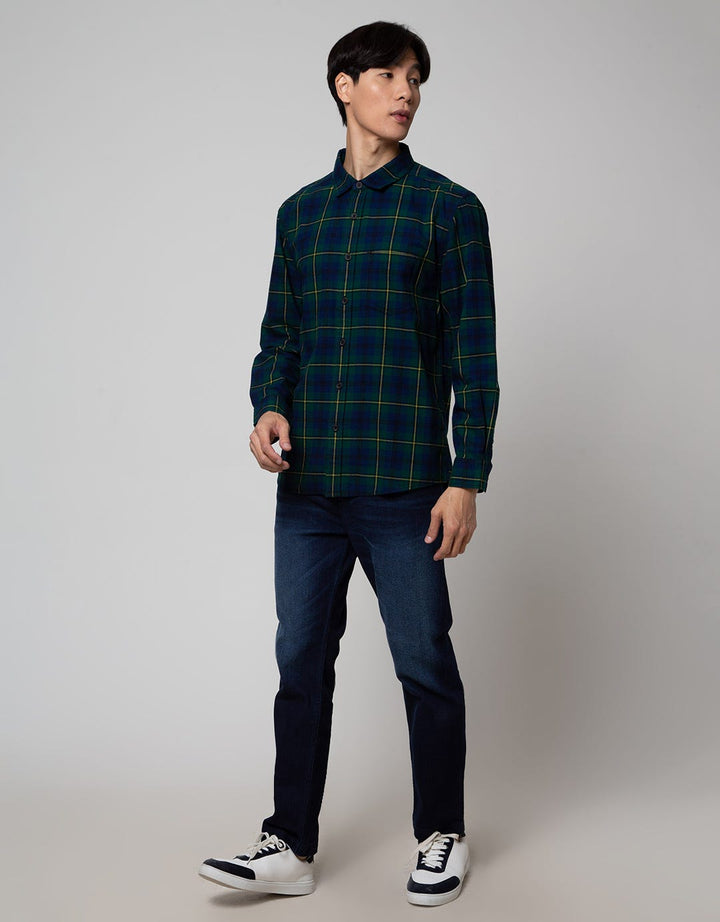 Nevada Long Sleeve Shirt Checked Flannel Thirty Nine