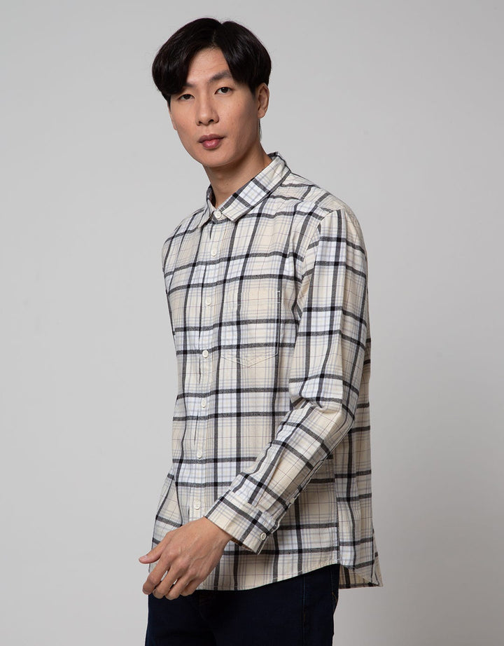 Nevada Long Sleeve Shirt Checked Flannel Kmls040