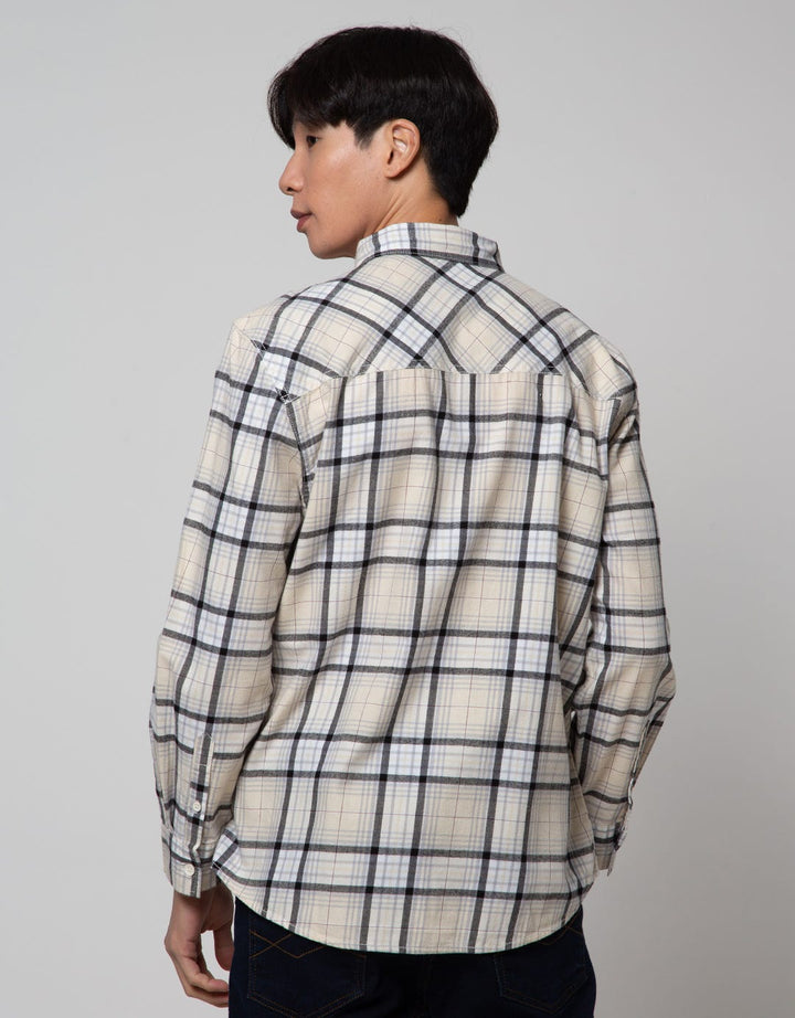 Nevada Long Sleeve Shirt Checked Flannel Kmls040