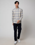 Nevada Long Sleeve Shirt Checked Flannel Kmls040