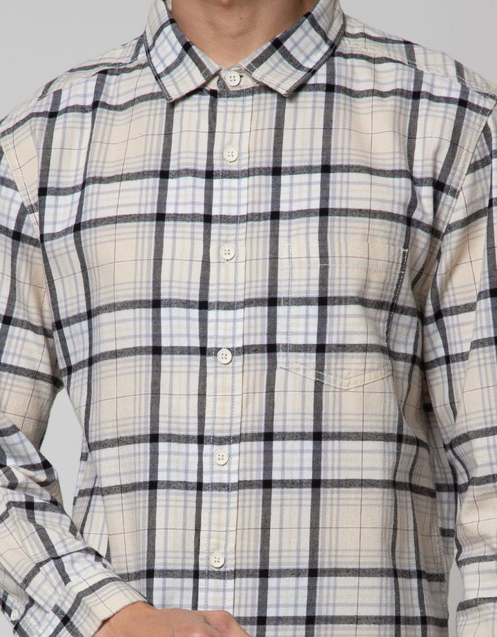 Nevada Long Sleeve Shirt Checked Flannel Kmls040