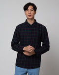 Nevada Long Sleeve Shirt Checked Flannel Kmls041