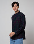 Nevada Long Sleeve Shirt Checked Flannel Kmls041