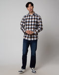 Nevada Long Sleeve Shirt Checked Flannel Forty Two
