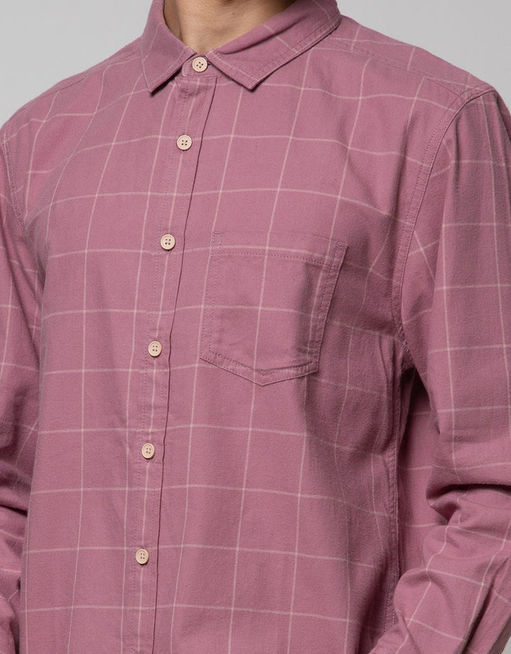 Nevada Long Sleeve Shirt Checked Flannel Forty Three