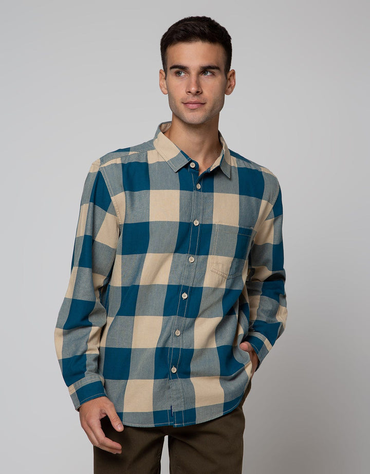 Nevada Long Sleeve Checked Flannel Shirt