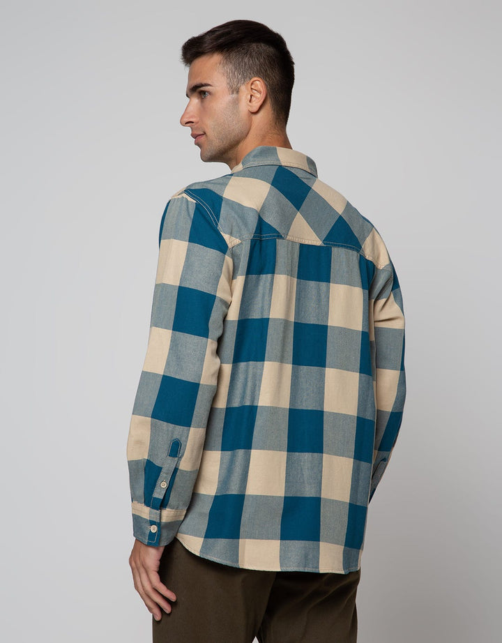 Nevada Long Sleeve Checked Flannel Shirt