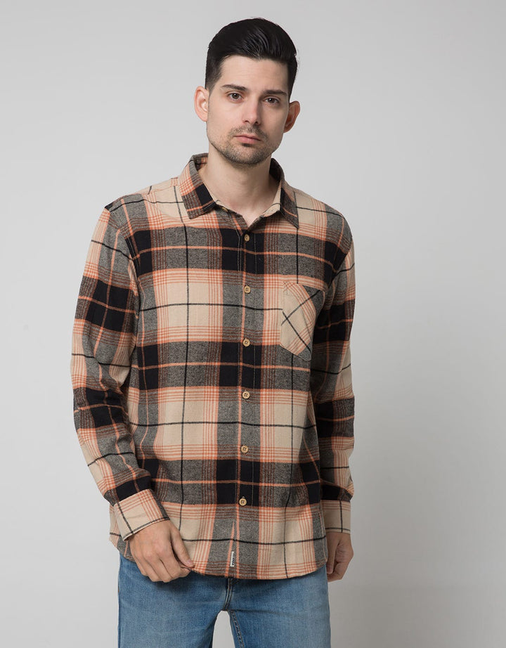 Nevada Long Sleeve Shirt Checked Casual