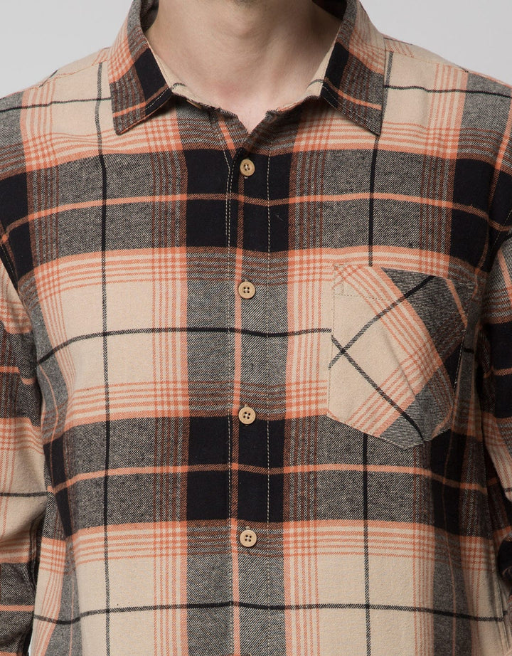 Nevada Long Sleeve Shirt Checked Casual
