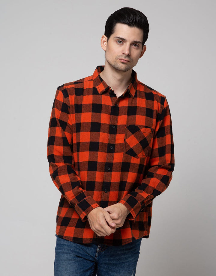 Nevada Long Sleeve Checked Shirt