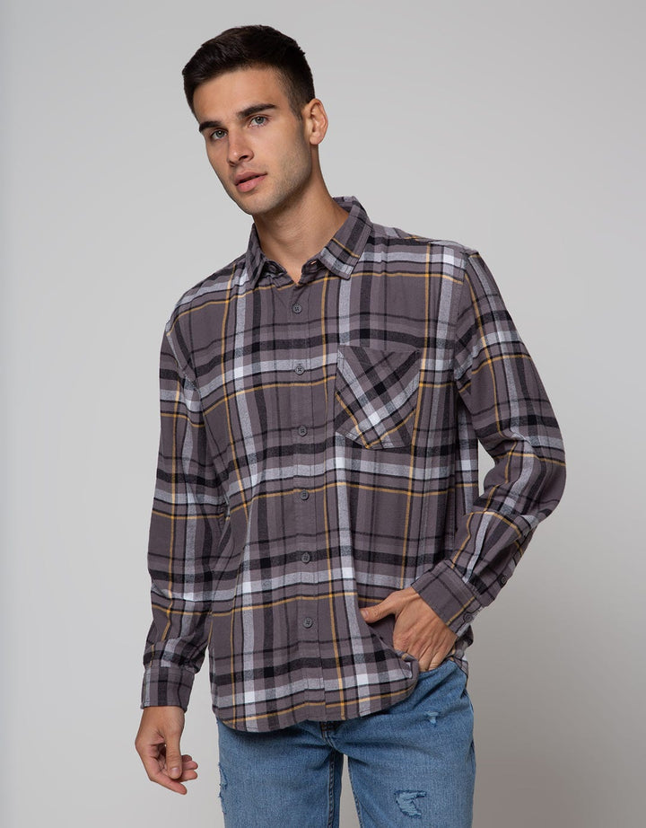 Nevada Long Sleeve Shirt Checked Kmla003