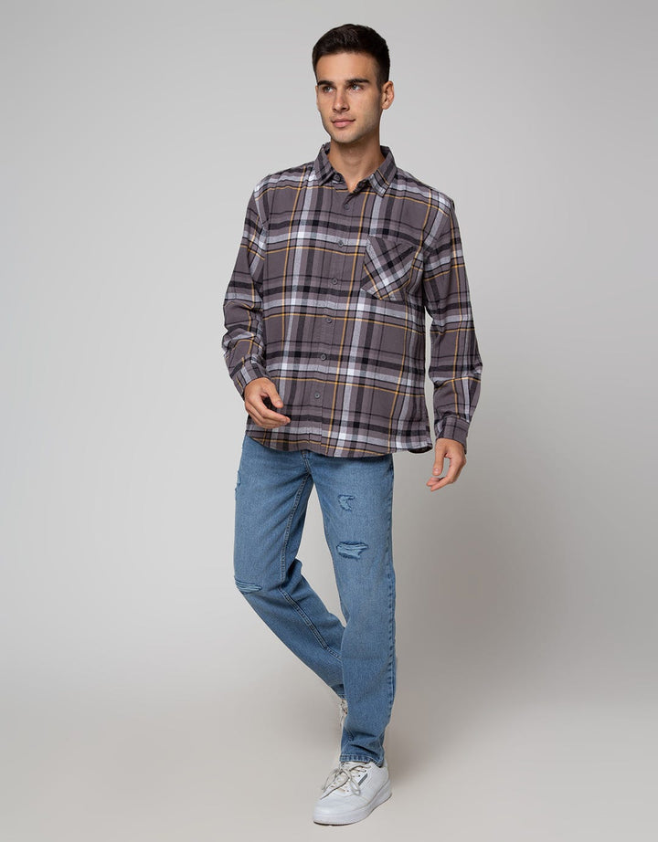 Nevada Long Sleeve Shirt Checked Kmla003