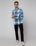 Nevada Long Sleeve Shirt Checked Flannel