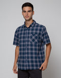 Nevada Short Sleeve Shirt Stripe Flannel