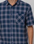Nevada Short Sleeve Shirt Stripe Flannel
