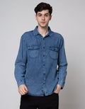 Nevada Washing Denim Men's Shirt