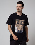 T Zone Short Sleeve T-Shirt Photoprint Theme Scenery Photoprint