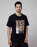 T Zone Short Sleeve T-Shirt Photoprint Theme Scenery Photoprint