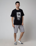 T Zone Short Sleeve T-Shirt Fotoprint Highest Peak