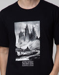 T Zone Short Sleeve T-Shirt Fotoprint Highest Peak