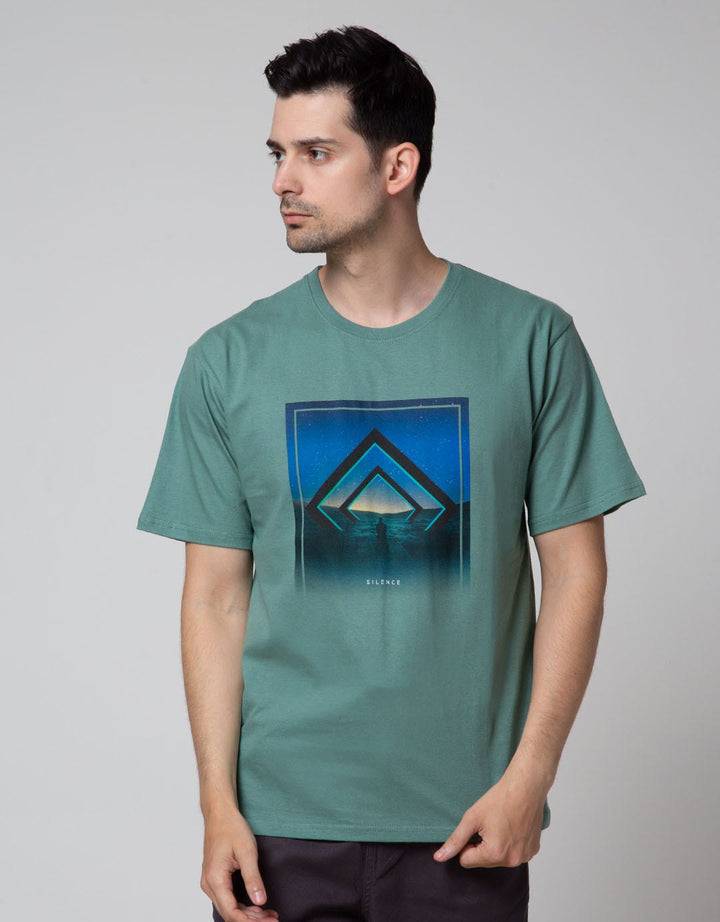 T Zone Short Sleeve T-Shirt Fotoprint Silince