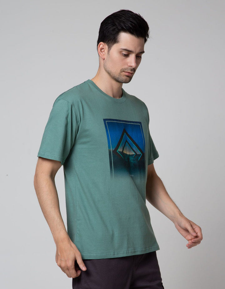 T Zone Short Sleeve T-Shirt Fotoprint Silince