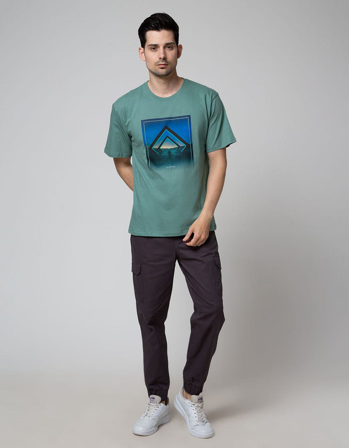 T Zone Short Sleeve T-Shirt Fotoprint Silince
